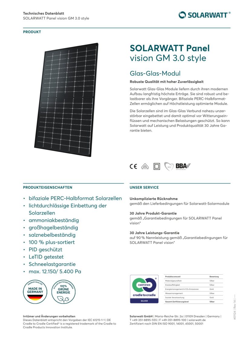 SOLARWATT Panel vision GM 3.0 365 WP style – Bild 2