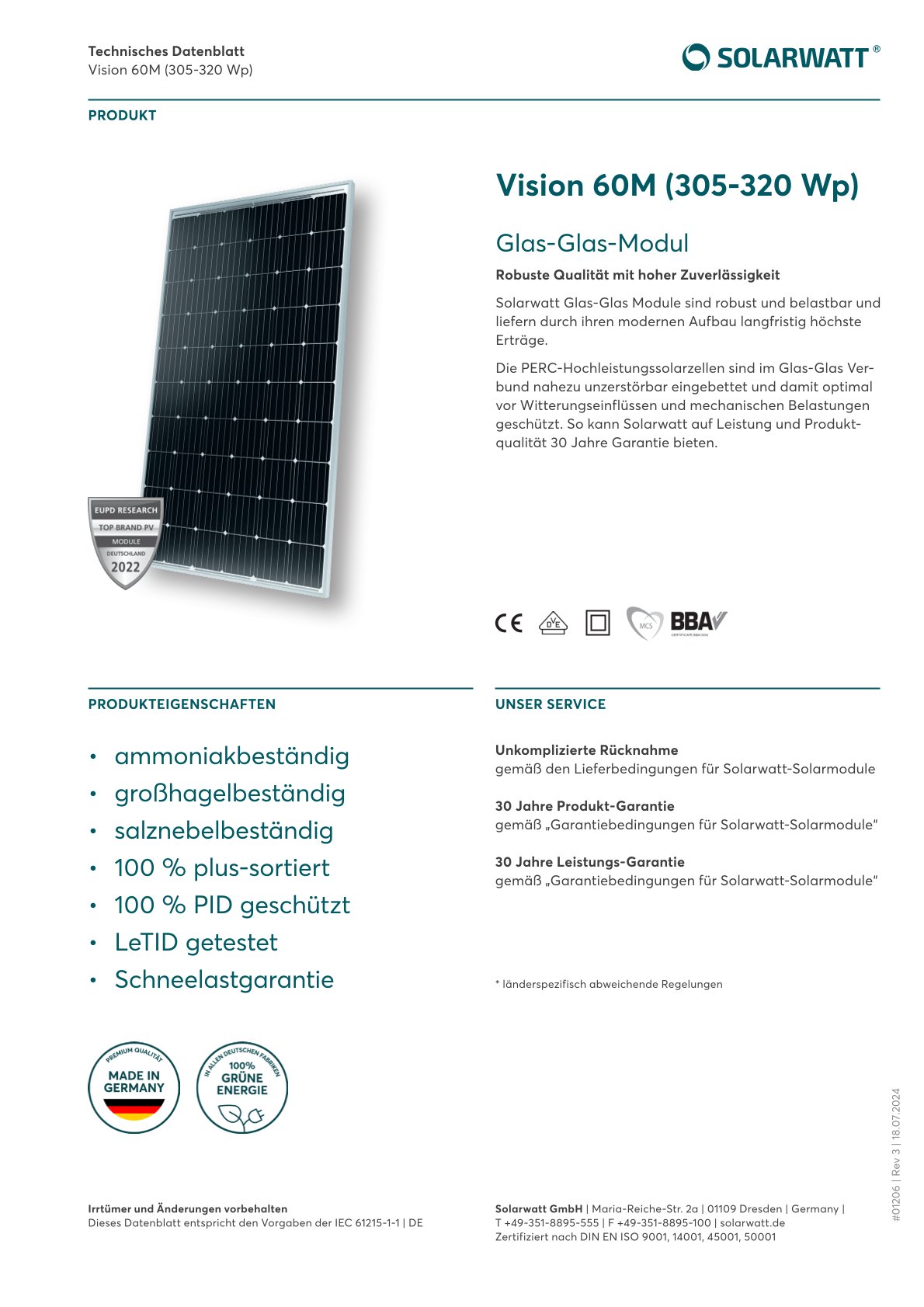 SOLARWATT Panel vision 60M 315Wp - Einzelmodule – Bild 2