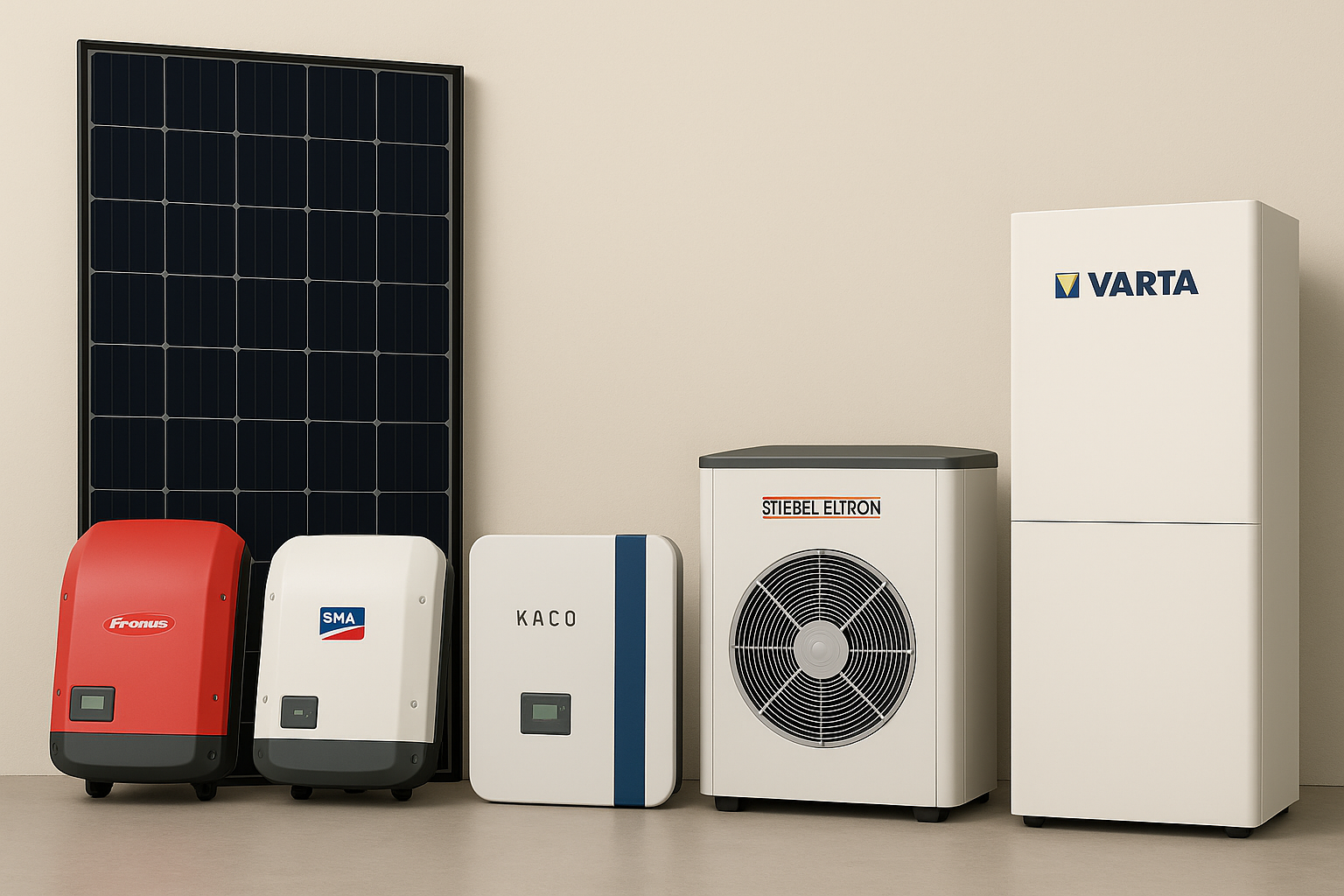 Photovoltaik Komponenten